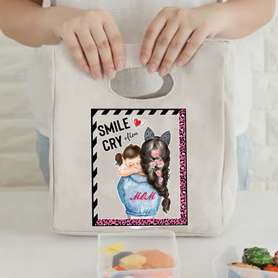 Ekologinis drobės izoliacinis priešpiečių krepšys Nešiojami pietų krepšiai priešpiečių izoliacija studentams, vaikams, nešiojantiems izoliuotus maišelius Sandėliavimo įvairios prekės Krepšiai