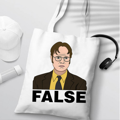 η τηλεοπτική εκπομπή του Office Dunder Mifflin Paper Company τσάντα για ψώνια ανακύκλωση τσάντα οικολογικά καμβά τσάντα μπόλσα τσάντα από γιούτα reciclaje tote cabas