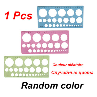 Plastično ravnalo više oblika Predložak za crtanje Ovalni geometrijski predložak Ravnalo s uzorkom krivulje Uredski pribor