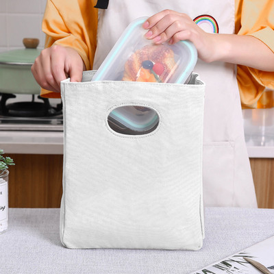 Geantă de prânz pentru fete de modă, cutie de prânz din pânză, geantă de picnic, geantă portabilă izolată, container mic pentru cină, geantă de depozitare a alimentelor