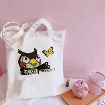 Animal Crossing Cute Shoulder Canvas Canvas Τσάντες Harajuku Μεγάλης χωρητικότητας Messenger Γυναικείες τσάντες Kawaii Εκτύπωση αστείες τσάντες αγορών