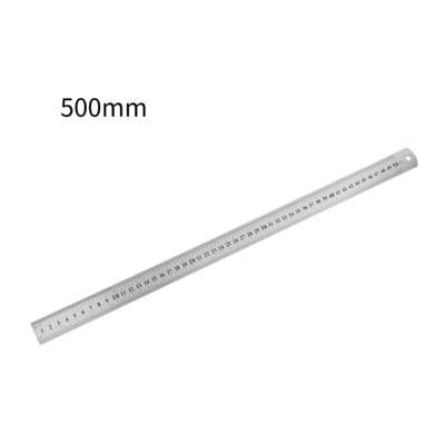 Метална везна Права линийка от неръждаема стомана Измерване на канцеларски принадлежности Аксесоар за чертане Ръчен инструмент Училищни офис консумативи
