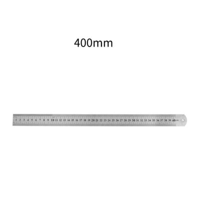 Метална везна Права линийка от неръждаема стомана Измерване на канцеларски принадлежности Аксесоар за чертане Ръчен инструмент Училищни офис консумативи