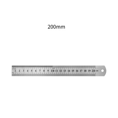Метална везна Права линийка от неръждаема стомана Измерване на канцеларски принадлежности Аксесоар за чертане Ръчен инструмент Училищни офис консумативи
