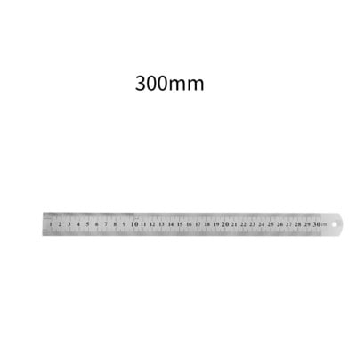 Метална везна Права линийка от неръждаема стомана Измерване на канцеларски принадлежности Аксесоар за чертане Ръчен инструмент Училищни офис консумативи