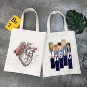 Grays Anatomy Shopping Bag Bolsas De Tela Grocery Shopper Shopping Jute Bag Pamučna torba Sacola Reciclaje od jute