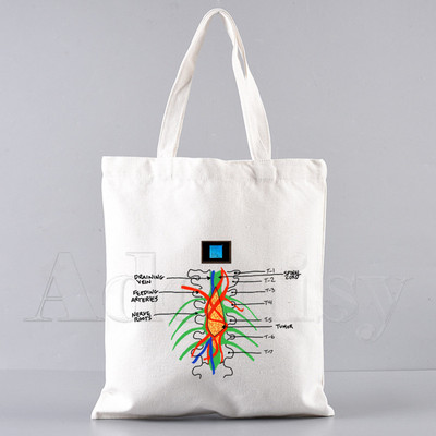 Grays Anatomy Shopping Bag Bolsas De Tela Grocery Shopper Shopping Jute Bag Pamučna torba Sacola Reciclaje od jute