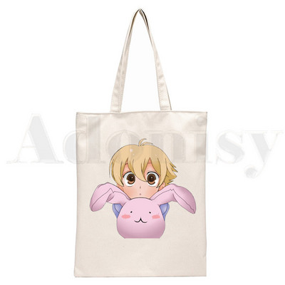 Stredná škola Ouran Host Club Cartoon Anime Kabelky Tašky cez rameno Ležérne Nákupné Dievčenské Kabelky Dámske Elegantné Plátenné Tašky