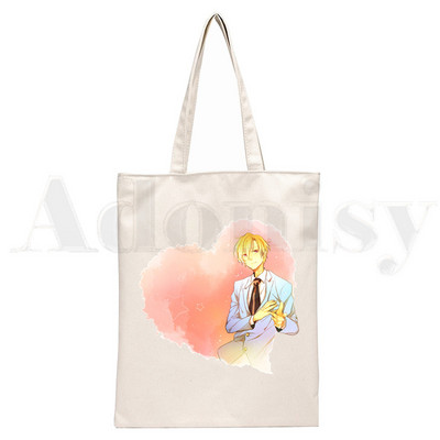 Stredná škola Ouran Host Club Cartoon Anime Kabelky Tašky cez rameno Ležérne Nákupné Dievčenské Kabelky Dámske Elegantné Plátenné Tašky