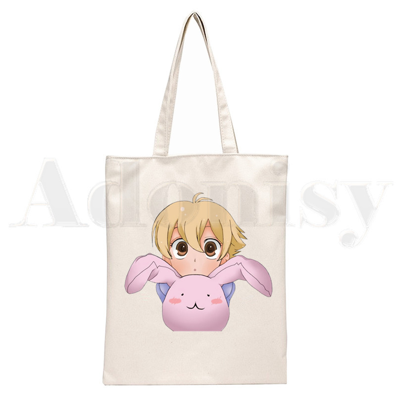 Stredná škola Ouran Host Club Cartoon Anime Kabelky Tašky cez rameno Ležérne Nákupné Dievčenské Kabelky Dámske Elegantné Plátenné Tašky