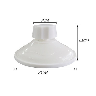 4,3 cm 1 tk Pöörlev iminapp DIY õmblustööriistad Tugev imemisjoonlaud käepide Tugev adsorptsiooniga lapiteppimiseks joonlaud