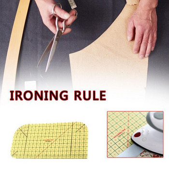 Линийка за горещо гладене Patchwork Tailor Craft Консумативи за шиене Направи си сам Измервателен инструмент PXPA