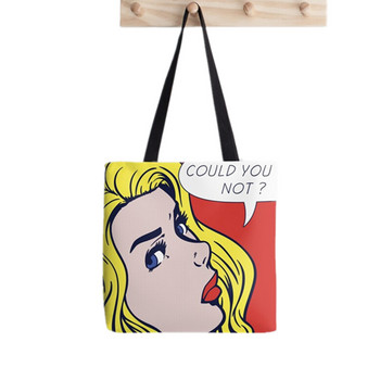 2021 Shopper Gustav Klimt The kiss printed Tote Bag γυναικεία τσάντα Harajuku shopper κορίτσι τσάντα αγορών Τσάντα ώμου Lady Canvas Bag