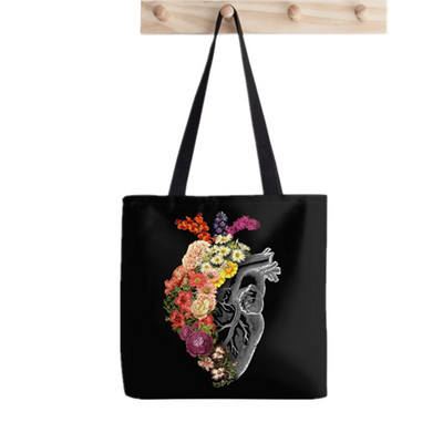 2021. Shopper Gustav Klimt The kiss printed Tote Bag žene Harajuku shopper torbica djevojka Torba za kupovinu na rame Ženska platnena torba