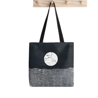 2021. Shopper Gustav Klimt The kiss printed Tote Bag žene Harajuku shopper torbica djevojka Torba za kupovinu na rame Ženska platnena torba