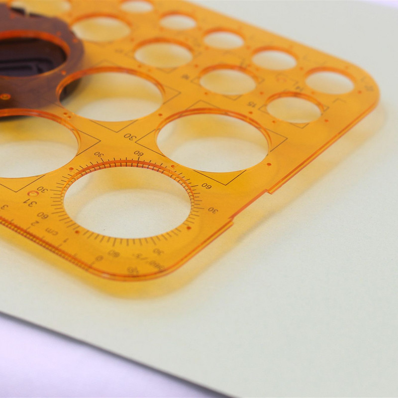 Rajzkör sablon Puha Rajz Design Narancssárga Tökéletes Kör Ékszer Tervezés Rajz vonalzó Rajz Kör sablon Vonalzó