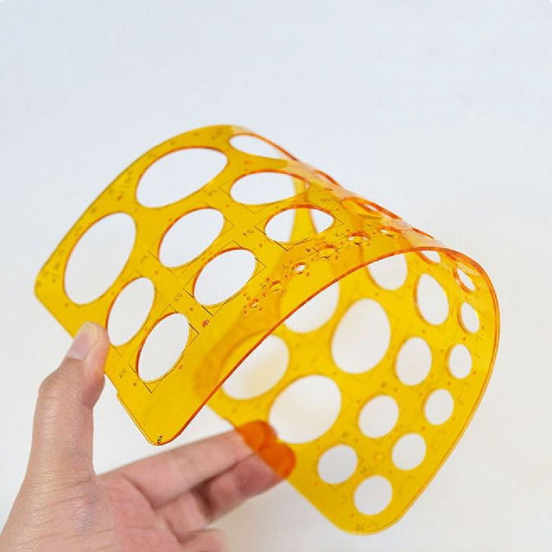 Rajzkör sablon Puha Rajz Design Narancssárga Tökéletes Kör Ékszer Tervezés Rajz vonalzó Rajz Kör sablon Vonalzó