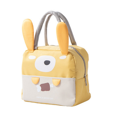 Slatke zečje uši Termalne torbe za ručak s hranom za djecu Kawaii prijenosna torbica za piknik za putovanja izolirana rashladna torbica za hranu Bento torba za pohranu