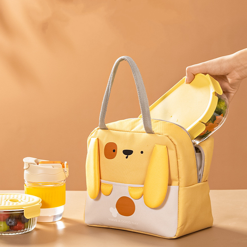 Slatke zečje uši Termalne torbe za ručak s hranom za djecu Kawaii prijenosna torbica za piknik za putovanja izolirana rashladna torbica za hranu Bento torba za pohranu
