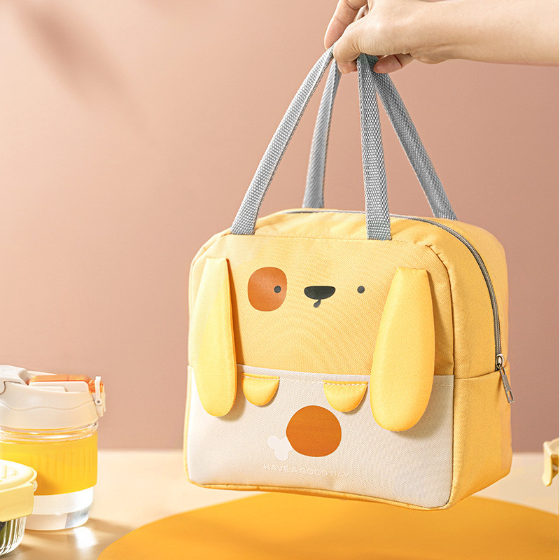 Slatke zečje uši Termalne torbe za ručak s hranom za djecu Kawaii prijenosna torbica za piknik za putovanja izolirana rashladna torbica za hranu Bento torba za pohranu