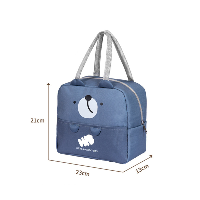 Slatke zečje uši Termalne torbe za ručak s hranom za djecu Kawaii prijenosna torbica za piknik za putovanja izolirana rashladna torbica za hranu Bento torba za pohranu