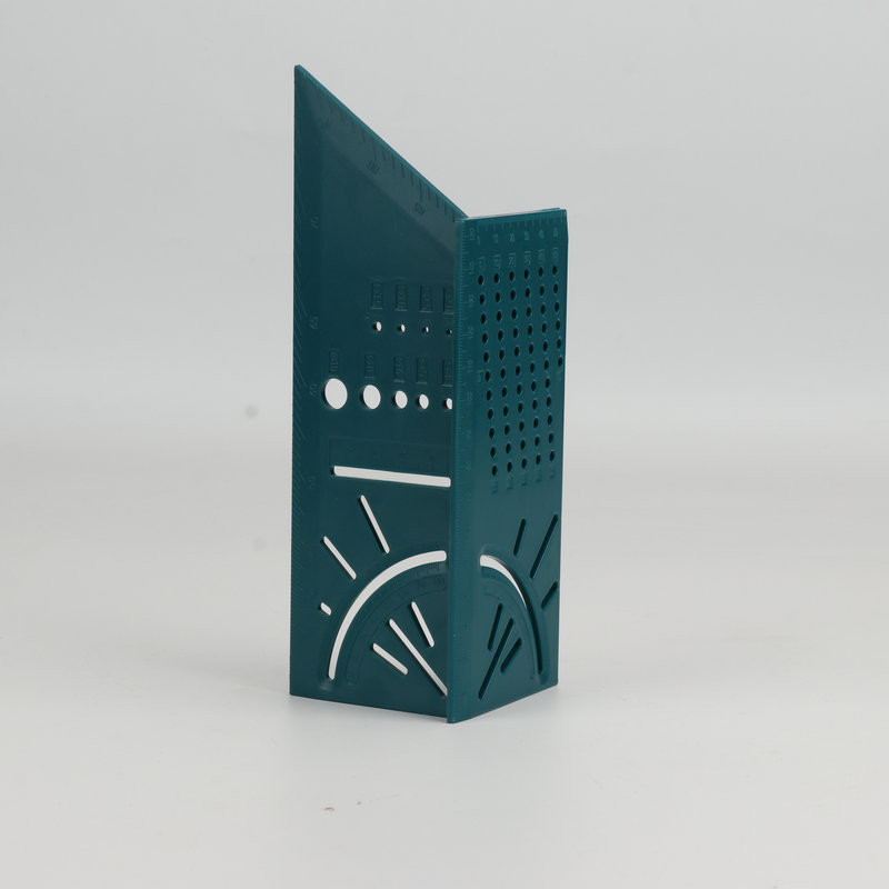 Naujos medienos apdirbimo liniuotės 3D kampinis kvadrato matavimo įrankis 45 laipsnių ir 90 laipsnių metalinės liniuotės mokykliniai reikmenys