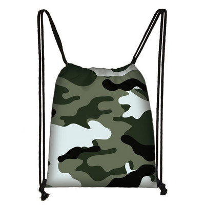 Πολυεστερική τσέπη παραλλαγής με άνεμο παχύρρευστο ώμο Τσάντα ταξιδιού με κορδόνια εξωτερικού χώρου Προσαρμοσμένο λογότυπο Worek Plecak Sznurek Τσάντες