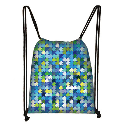 Πολυεστερική τσέπη παραλλαγής με άνεμο παχύρρευστο ώμο Τσάντα ταξιδιού με κορδόνια εξωτερικού χώρου Προσαρμοσμένο λογότυπο Worek Plecak Sznurek Τσάντες