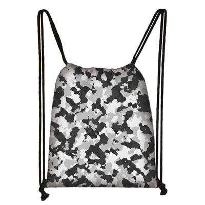 Πολυεστερική τσέπη παραλλαγής με άνεμο παχύρρευστο ώμο Τσάντα ταξιδιού με κορδόνια εξωτερικού χώρου Προσαρμοσμένο λογότυπο Worek Plecak Sznurek Τσάντες