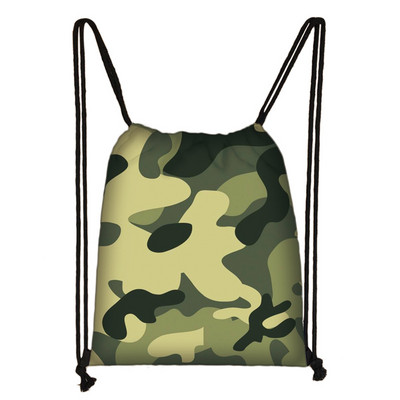 Πολυεστερική τσέπη παραλλαγής με άνεμο παχύρρευστο ώμο Τσάντα ταξιδιού με κορδόνια εξωτερικού χώρου Προσαρμοσμένο λογότυπο Worek Plecak Sznurek Τσάντες