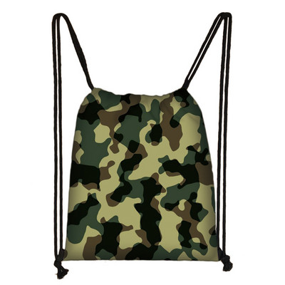 Πολυεστερική τσέπη παραλλαγής με άνεμο παχύρρευστο ώμο Τσάντα ταξιδιού με κορδόνια εξωτερικού χώρου Προσαρμοσμένο λογότυπο Worek Plecak Sznurek Τσάντες