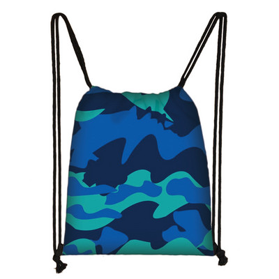 Πολυεστερική τσέπη παραλλαγής με άνεμο παχύρρευστο ώμο Τσάντα ταξιδιού με κορδόνια εξωτερικού χώρου Προσαρμοσμένο λογότυπο Worek Plecak Sznurek Τσάντες