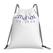 Emerson College'i logo Pingutusnöör Kotid Seljakotid Käekotid Kawaii kott Seljakott Anime Kooli kingakott