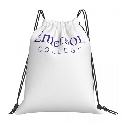 Emerson College'i logo Pingutusnöör Kotid Seljakotid Käekotid Kawaii kott Seljakott Anime Kooli kingakott