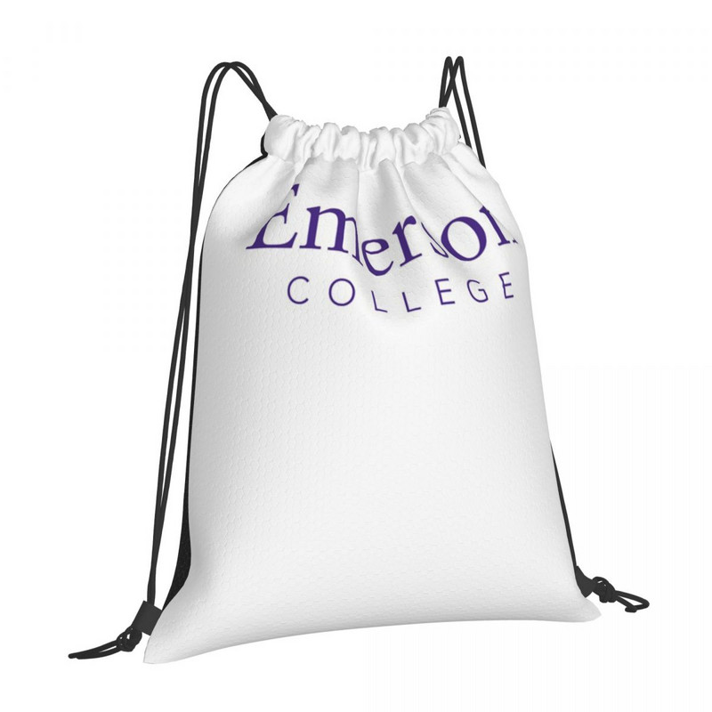 Emerson College'i logo Pingutusnöör Kotid Seljakotid Käekotid Kawaii kott Seljakott Anime Kooli kingakott