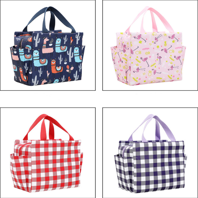 Φορητή τσάντα ψυγείου Ice Pack Κουτί μεσημεριανού γεύματος για γυναίκες Μονωτικό πακέτο μονωτικό θερμικό φαγητό αποθήκευσης πικνίκ Τσάντες μεσημεριανού γεύματος Lonchera