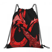 DD logotip od vitraja Originalne crvene torbe s uzicom Ruksaci Anime Ženska torba Ženski ruksak Ženski ruksak