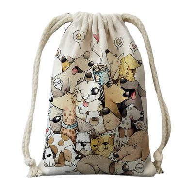 Ελαιογραφία εκτύπωση με τσάντες για γυναικείο σακίδιο από πολυεστερικό σχοινί σακίδιο πλάτης μπουκέτο στοματική τσάντα τσάντα ταξιδιού