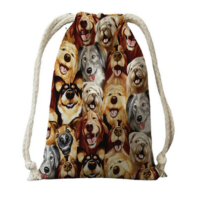 Ελαιογραφία εκτύπωση με τσάντες για γυναικείο σακίδιο από πολυεστερικό σχοινί σακίδιο πλάτης μπουκέτο στοματική τσάντα τσάντα ταξιδιού