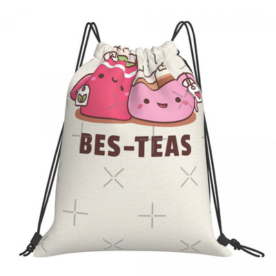 Slatke šalice za čaj Bes Teas Besties Torbe s uzicom Ruksaci Ruksak Torba za muškarce Muški ruksak s uzicom Muški