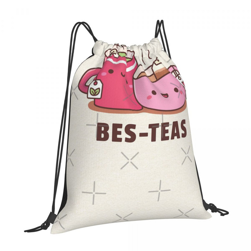 Slatke šalice za čaj Bes Teas Besties Torbe s uzicom Ruksaci Ruksak Torba za muškarce Muški ruksak s uzicom Muški