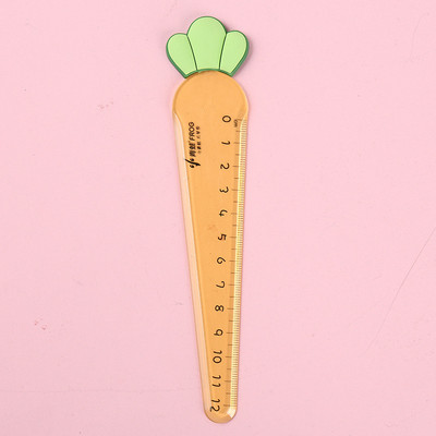 1 κομμάτι Lytwtw's Cute Carrot Star Sword Kawaii Stationery Cartoon Σχέδιο Δώρο Γραφείου Σχολικό Γατάκι ίσιο Πλαστικό χάρακα