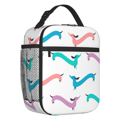 Long Dachshund Sausage Inolated Lunch Bags for Outdoor Picnic Badger Dog Lover Resuable Cooler Thermal Lunch Box Γυναικεία Παιδιά