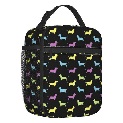 Long Dachshund Sausage Inolated Lunch Bags for Outdoor Picnic Badger Dog Lover Resuable Cooler Thermal Lunch Box Γυναικεία Παιδιά