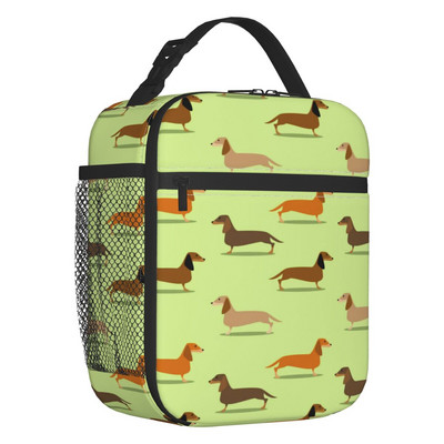 Long Dachshund Sausage Inolated Lunch Bags for Outdoor Picnic Badger Dog Lover Resuable Cooler Thermal Lunch Box Γυναικεία Παιδιά