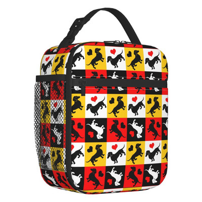 Long Dachshund Sausage Inolated Lunch Bags for Outdoor Picnic Badger Dog Lover Resuable Cooler Thermal Lunch Box Γυναικεία Παιδιά
