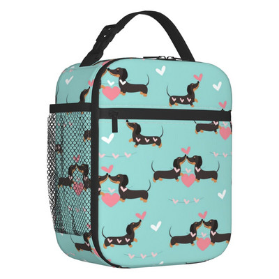 Long Dachshund Sausage Inolated Lunch Bags for Outdoor Picnic Badger Dog Lover Resuable Cooler Thermal Lunch Box Γυναικεία Παιδιά