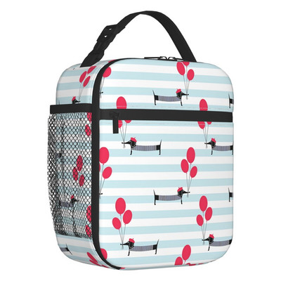 Long Dachshund Sausage Inolated Lunch Bags for Outdoor Picnic Badger Dog Lover Resuable Cooler Thermal Lunch Box Γυναικεία Παιδιά