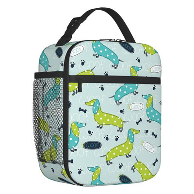 Long Dachshund Sausage Inolated Lunch Bags for Outdoor Picnic Badger Dog Lover Resuable Cooler Thermal Lunch Box Γυναικεία Παιδιά