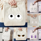 Fashion Print Insulation Θερμική τσάντα μεσημεριανού φαγητού για πικ-νικ Γυναικεία τσάντα μεσημεριανού φαγητού Γυναικείες Παιδικές ανδρικές τσάντες ψύξης οικολογικές πάνινες τσάντες